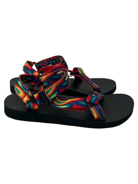 Teva Other - Teva Original Universal Unisex Rainbow Sandals Size 12